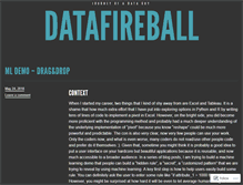 Tablet Screenshot of datafireball.com